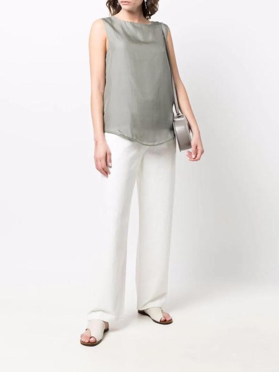  파비아나 필리피 블라우스 TPD272W3010000D395 green - FABIANA FILIPPI