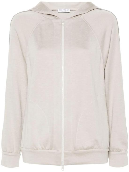  브루넬로 쿠치넬리 후드 티셔츠 MP828SM606C9593 taupe