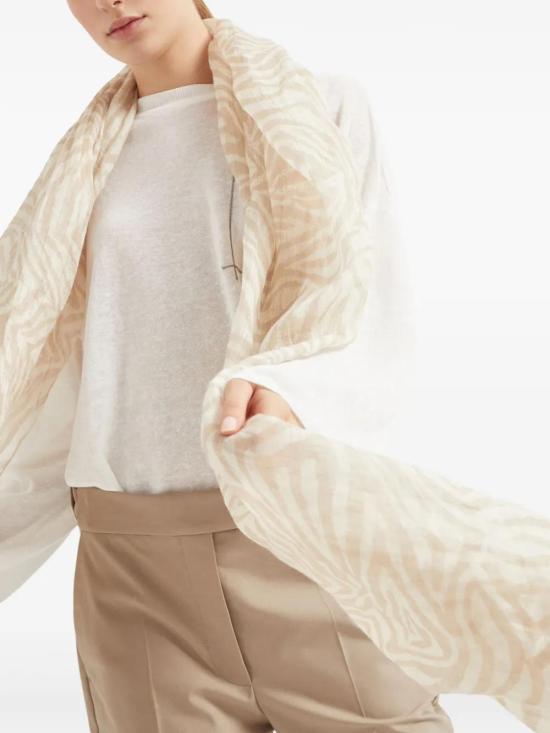  브루넬로 쿠치넬리 머플러/스카프 MSCDAGL45C0094 sand beige - BRUNELLO CUCINELLI