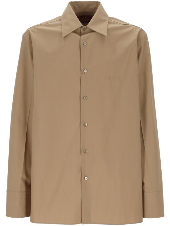 25SS 구찌 클래식 포플린 셔츠 823830 Z7AMD2319 Classic Beige