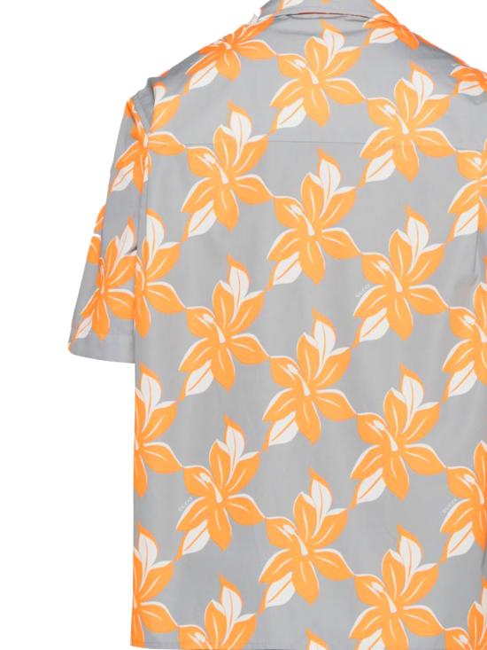 25SS 구찌 반팔 셔츠 821498 Z7AM01061 Grey orange - GUCCI