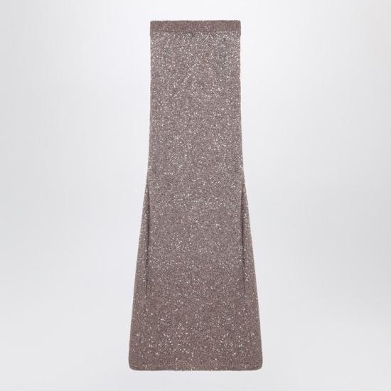 25SS 발렌시아가 스커트 813119T7196 XI BALEN 2182 323 brown