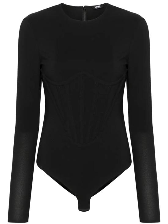  베르사체 바디수트 티셔츠 10137021A00523 black