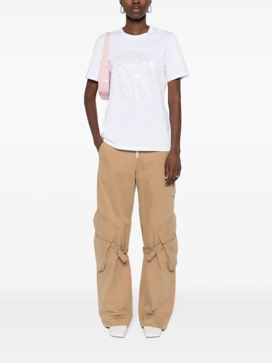  베르사체 반팔 티셔츠 10142721A10666 white - VERSACE