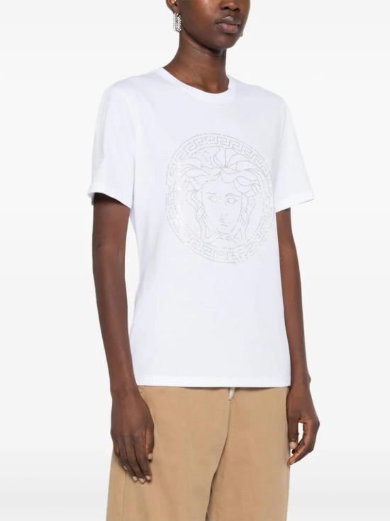 베르사체 반팔 티셔츠 10142721A10666 white - VERSACE