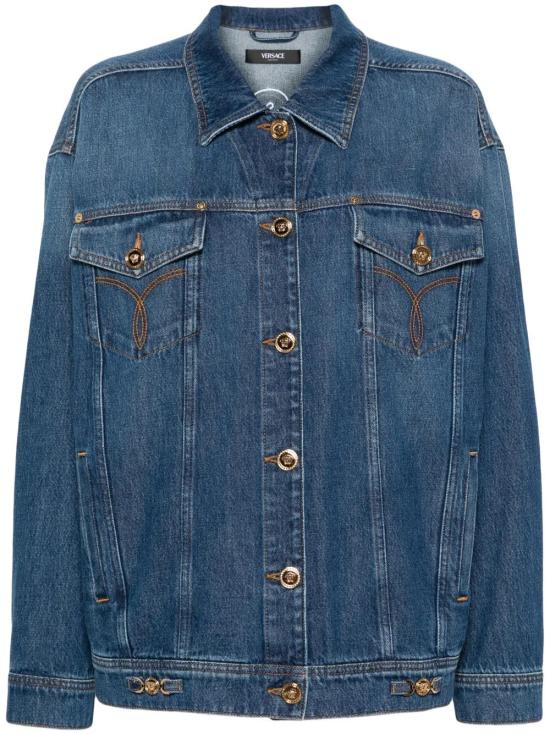  베르사체 데님 자켓 10141071A10073