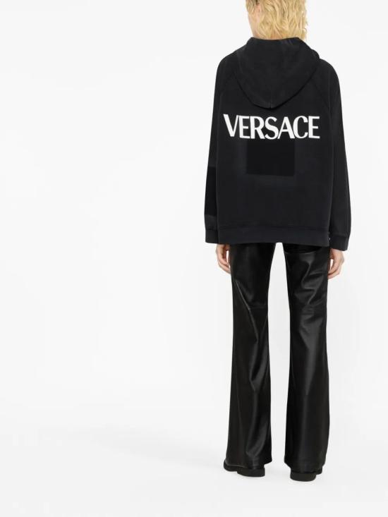  베르사체 후드 티셔츠 10100701A07257 black - VERSACE