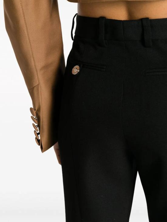  베르사체 스트레이트 팬츠 10124751A06750 black - VERSACE