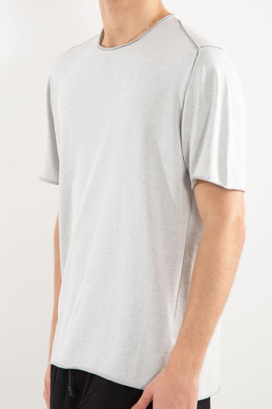 25SS 트렌짓 반팔 티셔츠 CFUTRZ12470 U01 White - TRANSIT