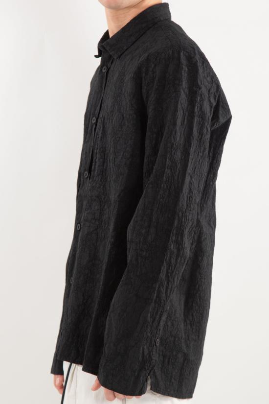 25SS 트렌짓 긴팔 셔츠 CFUTRZY340 U10 Black - TRANSIT