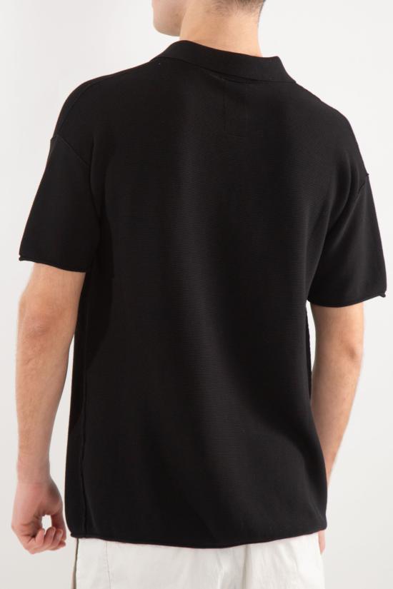 25SS 트렌짓 반팔 티셔츠 CFUTRZ7424 U10 Black - TRANSIT