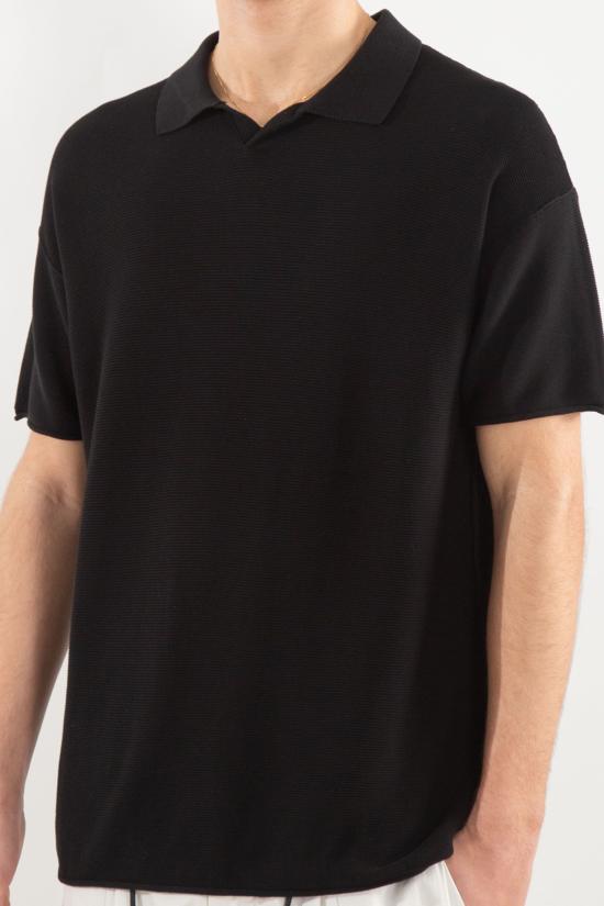 25SS 트렌짓 반팔 티셔츠 CFUTRZ7424 U10 Black - TRANSIT