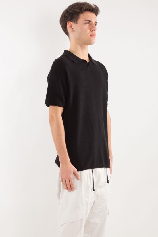 25SS 트렌짓 반팔 티셔츠 CFUTRZ7424 U10 Black - TRANSIT