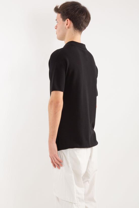 25SS 트렌짓 반팔 티셔츠 CFUTRZ7424 U10 Black - TRANSIT