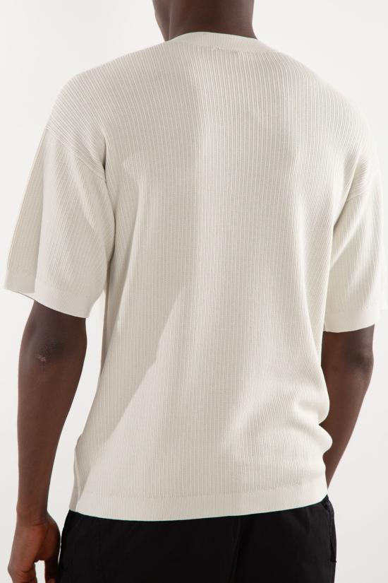 25SS 트렌짓 반팔 티셔츠 CFUTRZ9445 U02 White - TRANSIT