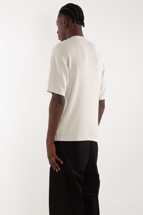 25SS 트렌짓 반팔 티셔츠 CFUTRZ9445 U02 White - TRANSIT