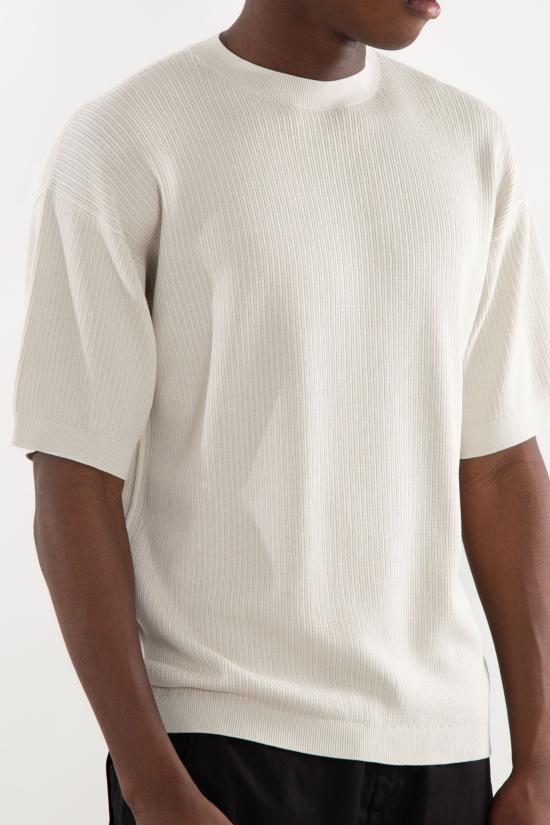 25SS 트렌짓 반팔 티셔츠 CFUTRZ9445 U02 White - TRANSIT