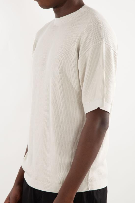 25SS 트렌짓 반팔 티셔츠 CFUTRZ9445 U02 White - TRANSIT