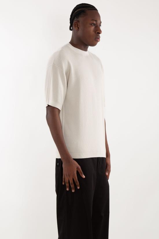 25SS 트렌짓 반팔 티셔츠 CFUTRZ9445 U02 White - TRANSIT