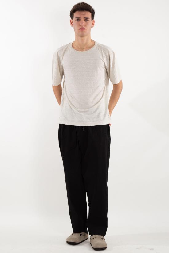 25SS 트렌짓 반팔 티셔츠 CFUTRZ3380 U02 White - TRANSIT