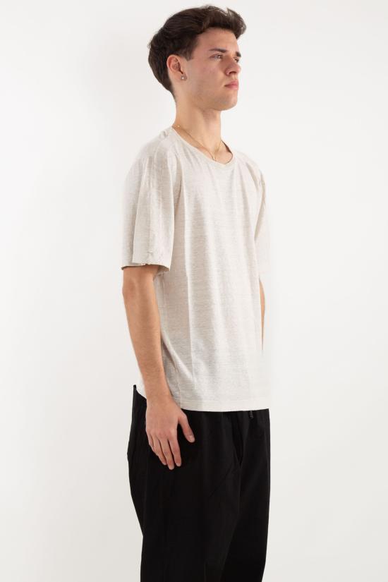 25SS 트렌짓 반팔 티셔츠 CFUTRZ3380 U02 White - TRANSIT