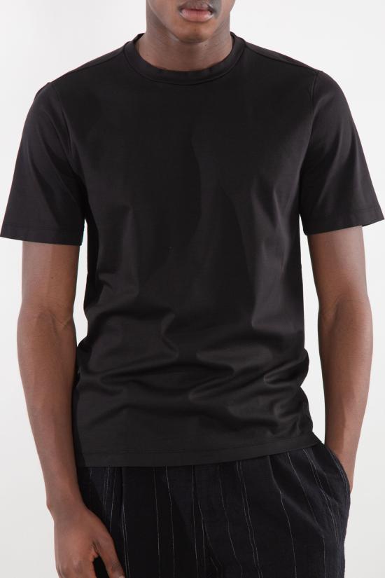 25SS 트렌짓 반팔 티셔츠 CFUTRZ2370 U10 Black - TRANSIT