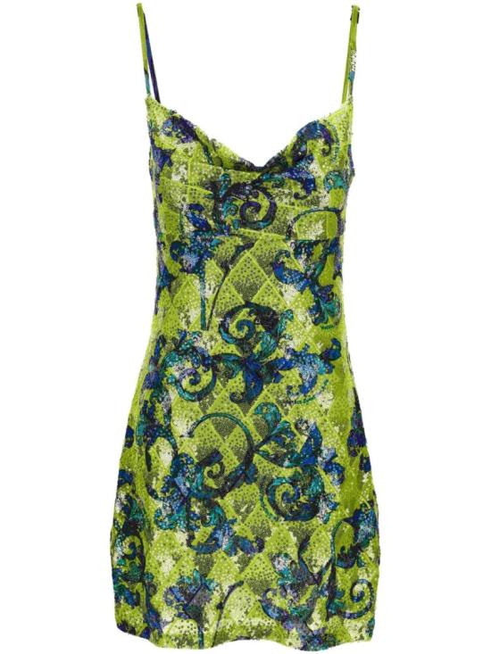 25SS 베르사체 숏 원피스 78HAO9B6 Green