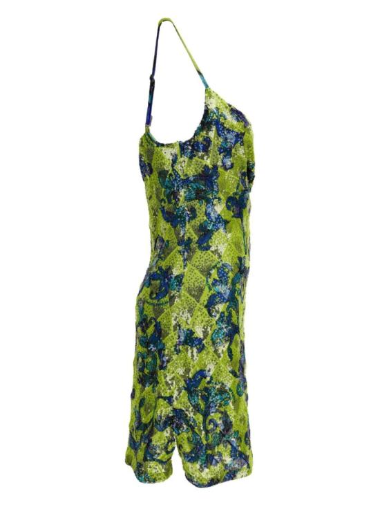 25SS 베르사체 숏 원피스 78HAO9B6 Green - VERSACE