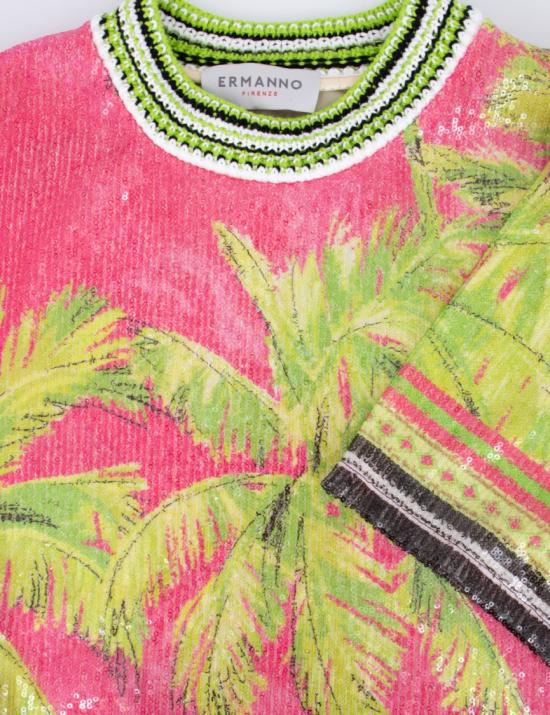  에르마노 설비노 반팔 티셔츠 D42EL056EB7 MF577 Multicolor - ERMANNO SCERVINO