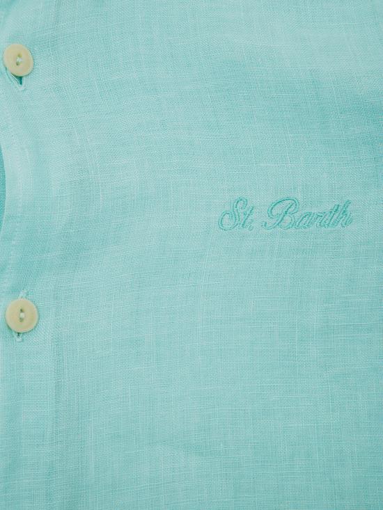 25SS [키즈] 세인트바쓰 셔츠 AGN0001 01182H 56 WATER GREEN - MC2 SAINT BARTH