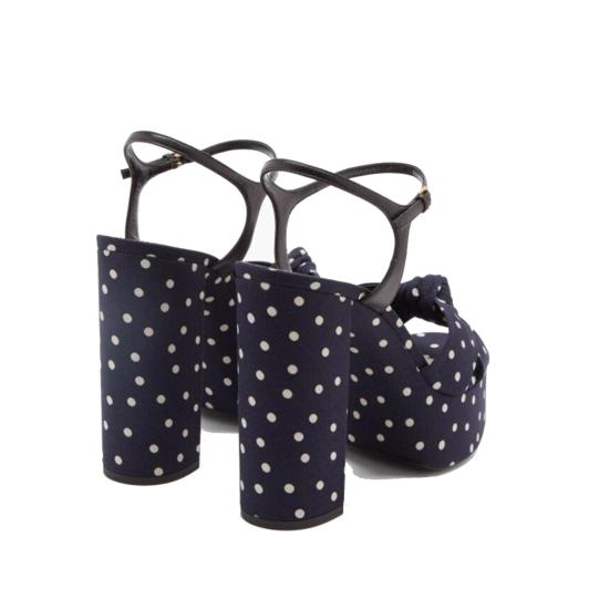  생로랑 힐/펌프스 62011814T10 POLKA DOT BLU Blue BLUE - SAINT LAURENT
