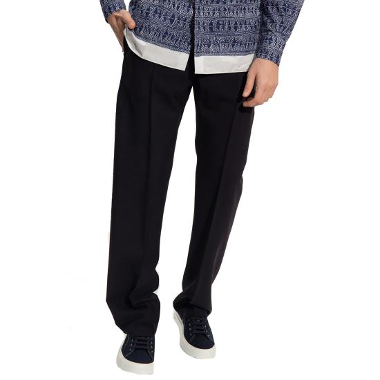  살바토레 페라가모 스트레이트 팬츠 755513 NAVY Blue BLUE - SALVATORE FERRAGAMO