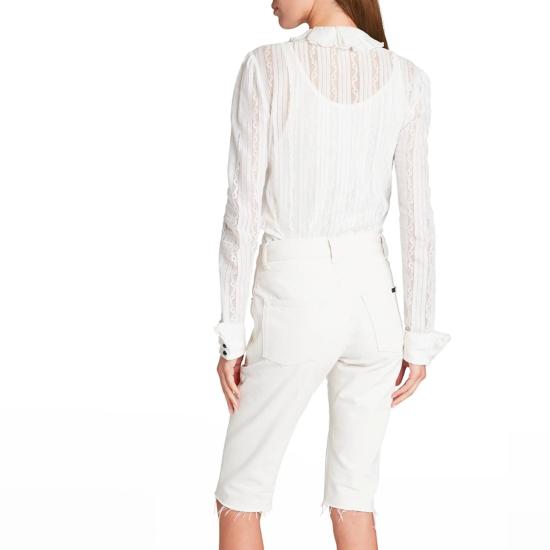  생로랑 의류 680716Y4E02 9601 White WHITE - SAINT LAURENT