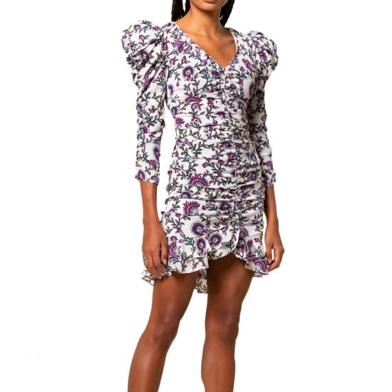  이자벨마랑에뚜왈 숏 원피스 BIREYA ECRU White WHITE - ISABEL MARANT ETOILE