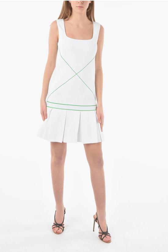 25SS 보테가베네타 미디 원피스 698085 V1XG09000 WHITE