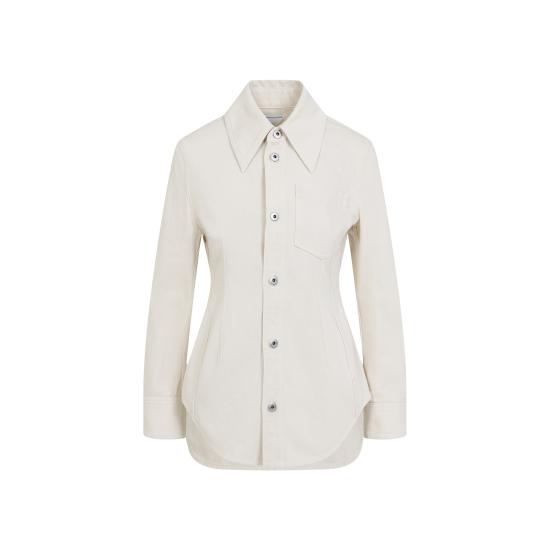 25SS 보테가베네타 데님 자켓 829180 V5DV0 9247 PALE MERINGUE - BOTTEGA VENETA