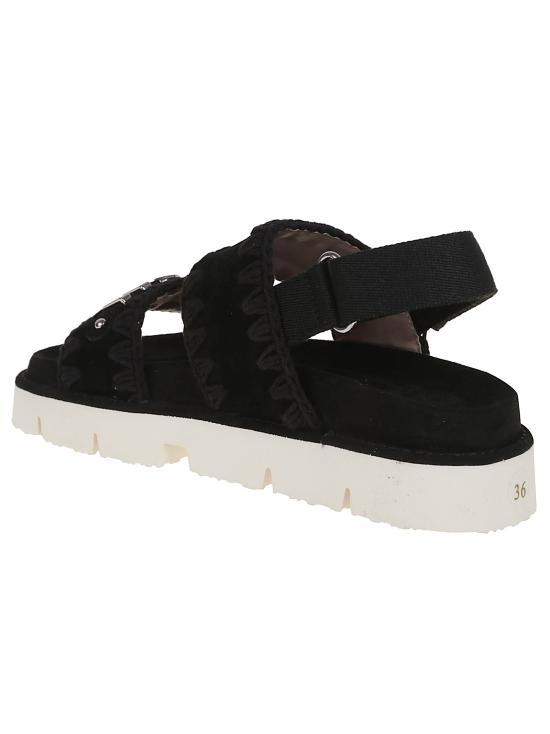 25SS 모우 샌들 MU SW461001A BKBK BLACK BLACK - MOU