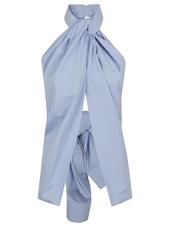 25SS 스텔라 맥카트니 민소매 티셔츠 6T0254 SMA90 4008 SKY BLUE