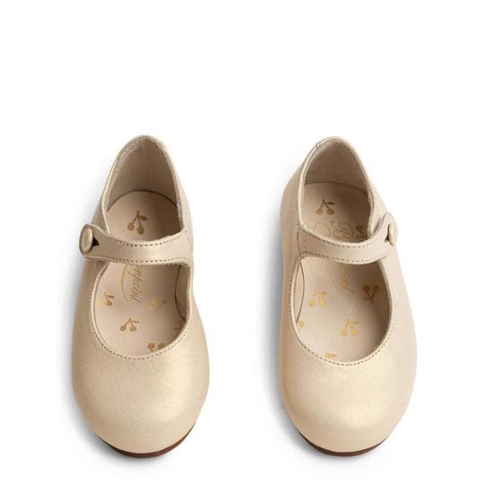 25SS [주니어] 봉쁘앙 플랫 슈즈 S05GSOL00003 025 POWDER PINK - BONPOINT