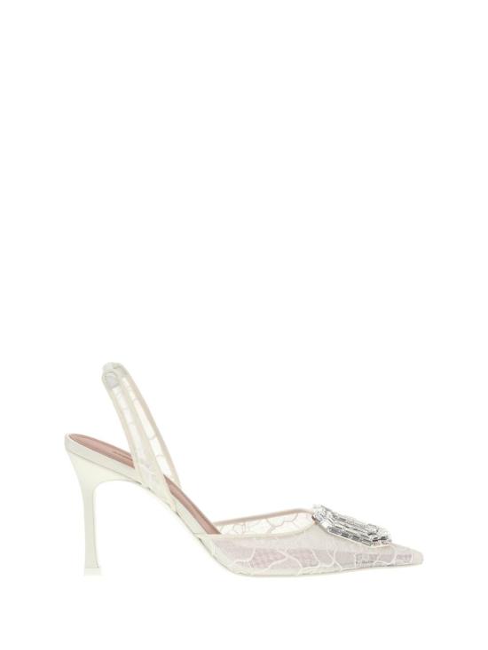 25SS 아미나 무아디 힐/펌프스 13S361117CAM IVORYCRYST WHITE