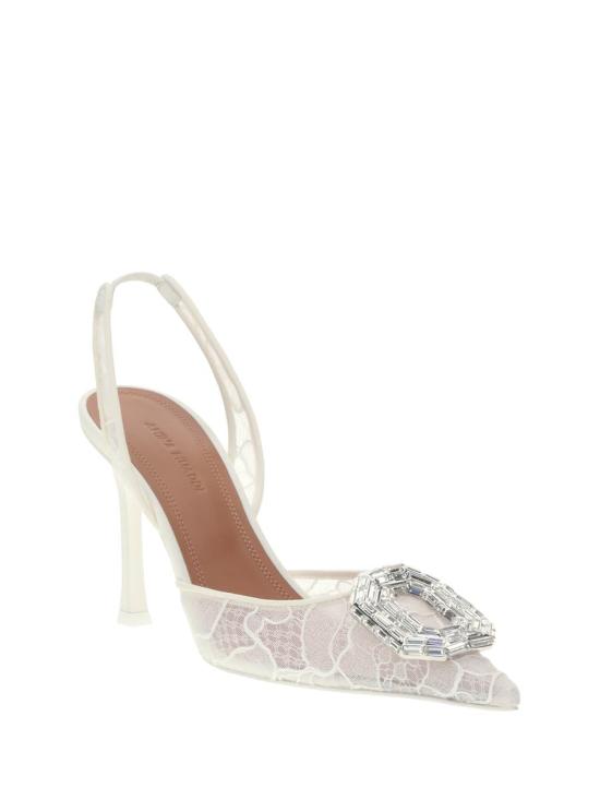 25SS 아미나 무아디 힐/펌프스 13S361117CAM IVORYCRYST WHITE - AMINA MUADDI