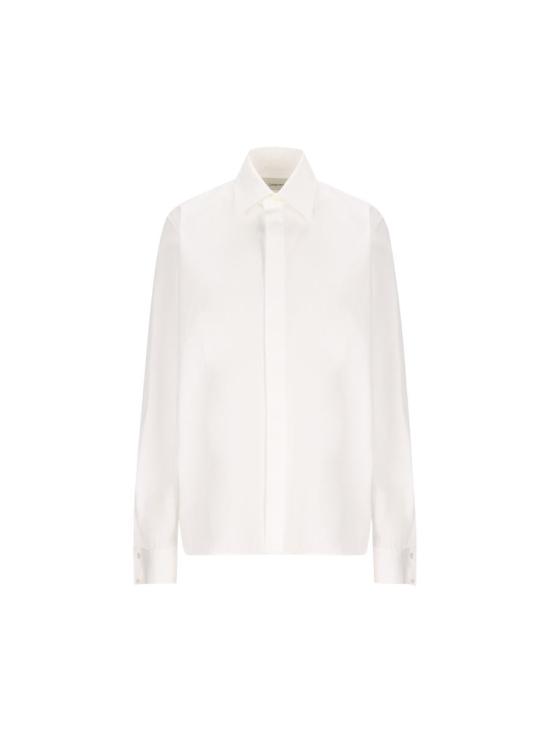 24FW 생로랑 셔츠 811439Y1H489000 AI24 WHITE