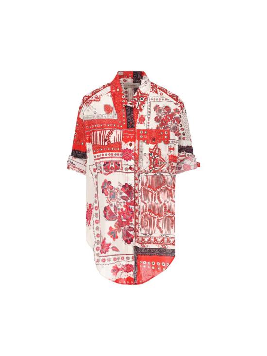 25SS 이자벨마랑에뚜왈 셔츠 25PCH0212FAC1J16ERDEC P25 RED