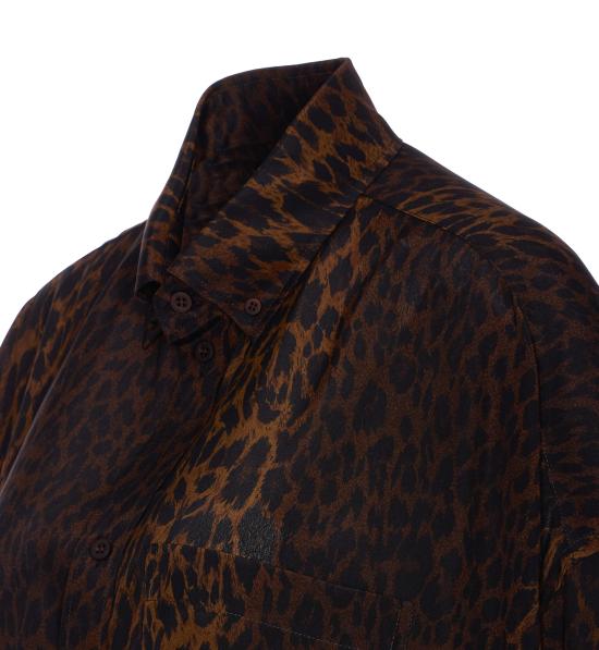 25SS 발렌시아가 블라우스 814121 TSL712135 Brown - BALENCIAGA