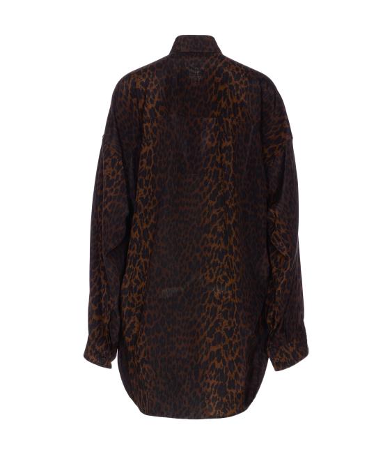 25SS 발렌시아가 블라우스 814121 TSL712135 Brown - BALENCIAGA