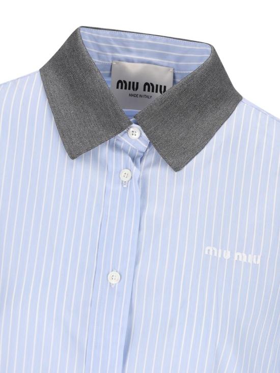 25SS 미우미우 원피스 MF5399137QF0X24 P25 Blue - MIU MIU