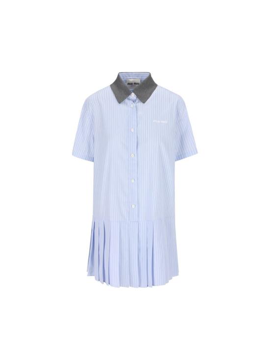 25SS 미우미우 원피스 MF5399137QF0X24 P25 Blue