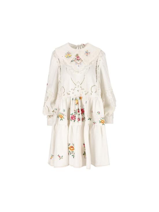 25SS 캐비어 미디 원피스 CS25F33 P25 WHITE