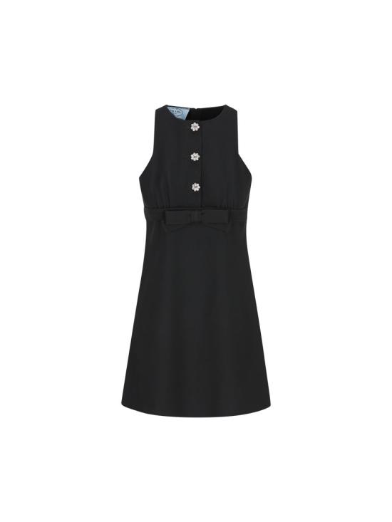 25SS 프라다 숏 원피스 P3O23155LF0002 P25 Black