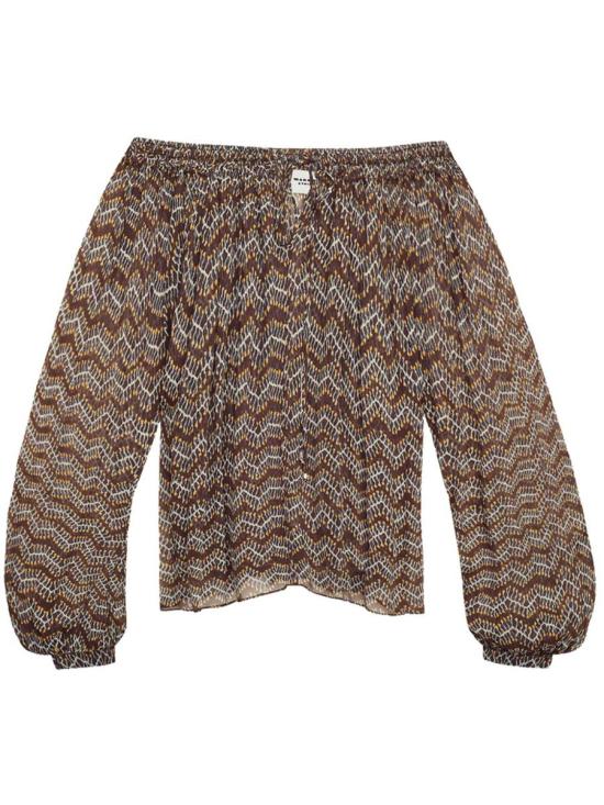 25SS 이자벨마랑에뚜왈 긴팔 티셔츠 HT0346FB C1J07E 02FK Black